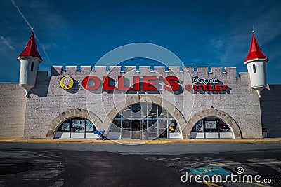 Exterior of Ollies Bargain Outlet Location Editorial Stock Photo